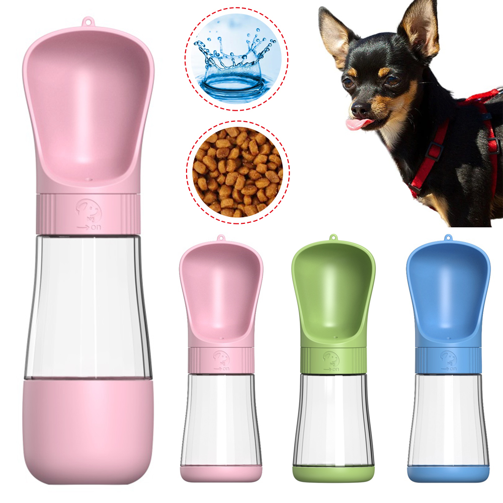 Pet Supplies Coupon - 2 で 1 ポータブル犬水ボトル小型大型犬猫屋外ウォーキング水飲みボウルペットフィーダー子犬チワワ用品