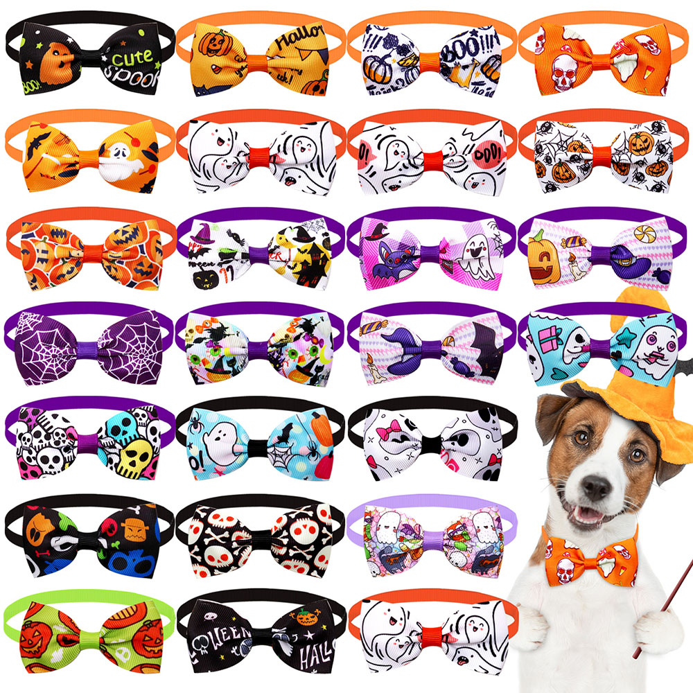 Pet Supplies Coupon - 犬と猫のための調節可能な蝶ネクタイ,ペットの首輪,ハロウィーンのアクセサリー,犬の蝶ネクタイ,ペット用品,10個