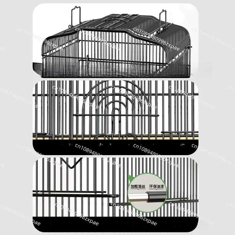 Bird Cage Parrot - 小屋型給餌器、鳥かご、オウム用キャリー、繁殖用ヴィラ、鳥かご、鳩用高級鳥かご、鳥類アクセサリー、ペット用品