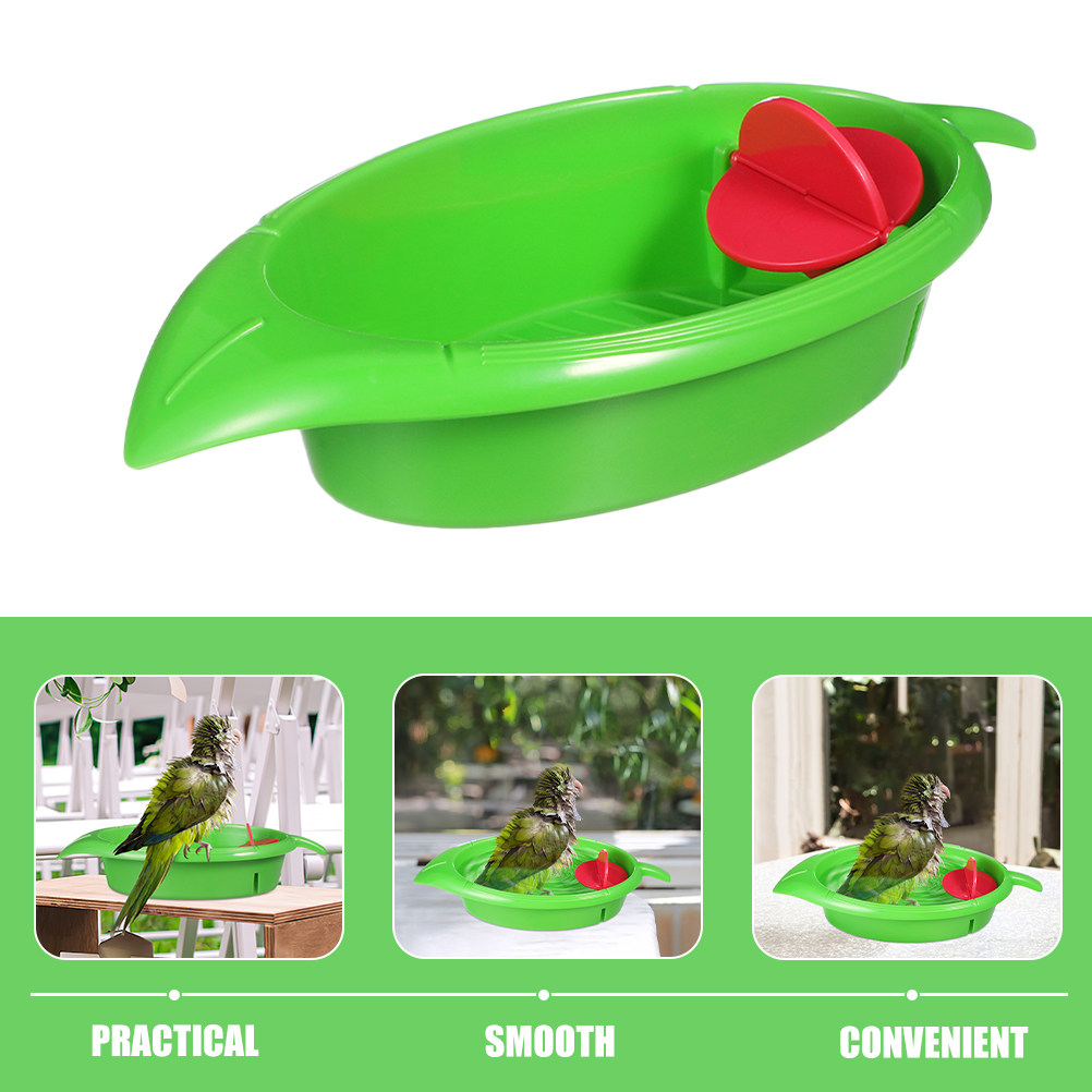 2個入りプラスチック製バードケージ用バスタブ、インコ、オウム - Bird Cage Parrot のレビューと価格