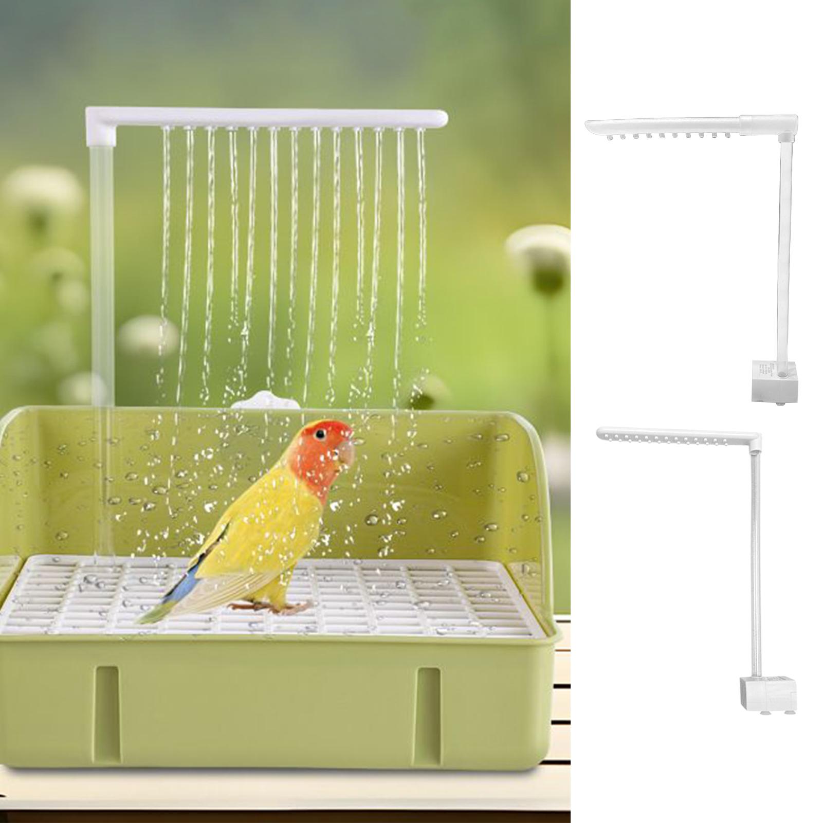 オウムシャワーケージバードバス噴水シャワーヘッド付き便利な自 - Bird Cage Parrot のレビューと価格