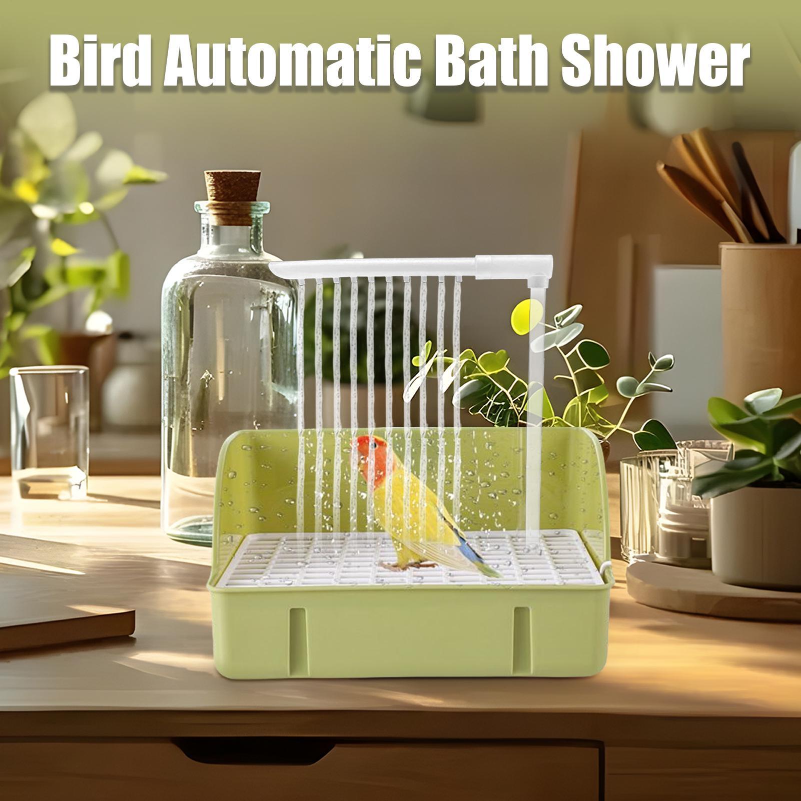 オウムシャワーケージバードバス噴水シャワーヘッド付き便利な自 - Bird Cage Parrot のレビューと価格