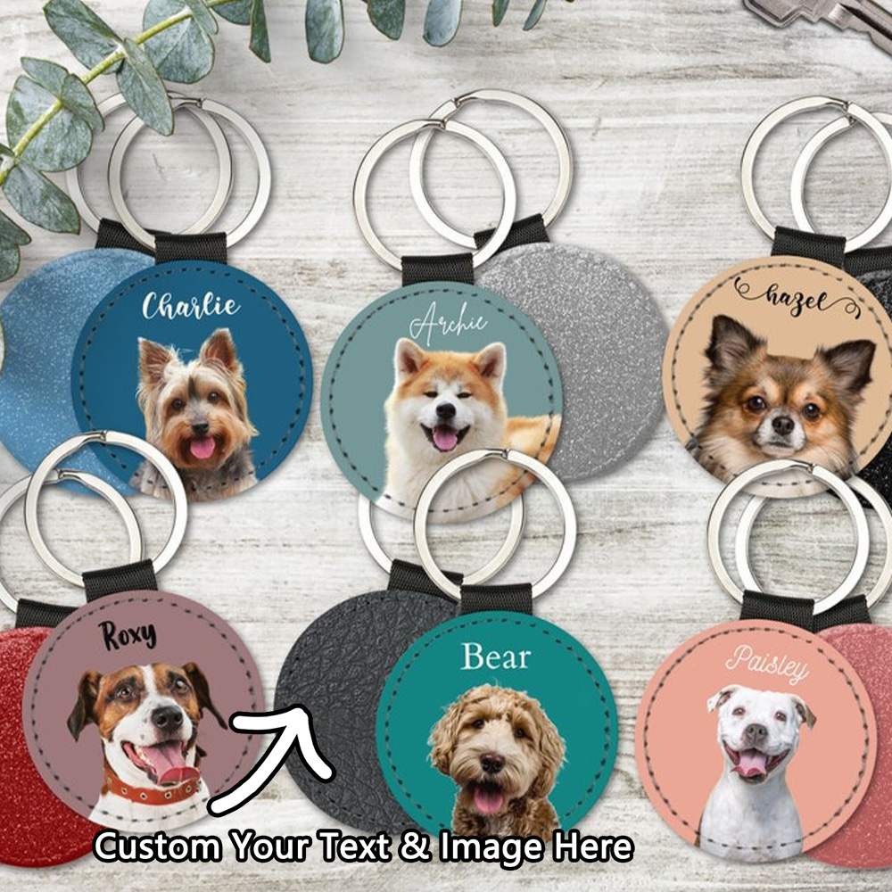 カスタムペット写真キーホルダー、パーソナライズされた犬猫の肖 - Pet Supplies Outlet のレビューと価格