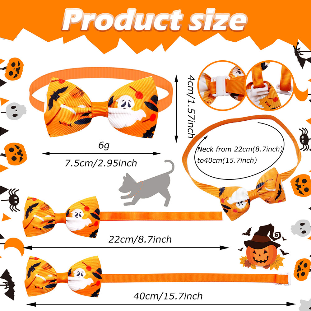 犬と猫のための調節可能な蝶ネクタイ,ペットの首輪,ハロウィー - Pet Supplies Coupon のレビューと価格