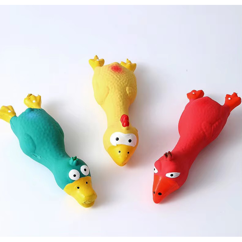 かわいい犬のきしむおもちゃ ラテックス 鶏の形 耐久性のある - Pet Supplies Coupon のレビューと価格