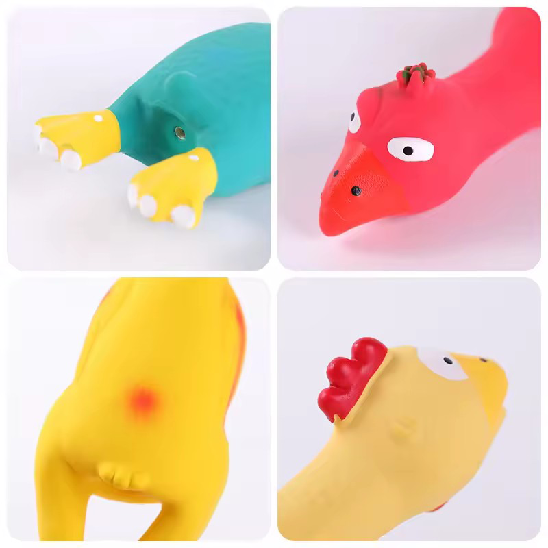 かわいい犬のきしむおもちゃ ラテックス 鶏の形 耐久性のある - Pet Supplies Coupon のレビューと価格