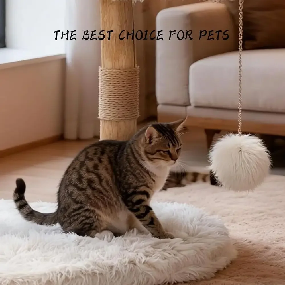 天然木の枝を使った室内用キャットタワー、サイザル麻の爪とぎ、 - Cat Scratching Post のレビューと価格