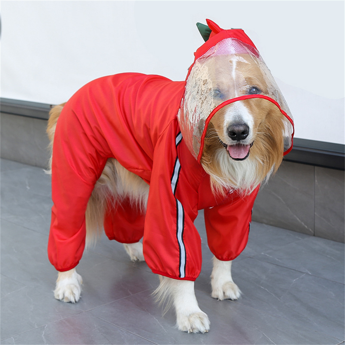 犬用レインコート 防水 Dogface 大型犬用レインコート - Pet Supplies Coupon のレビューと価格