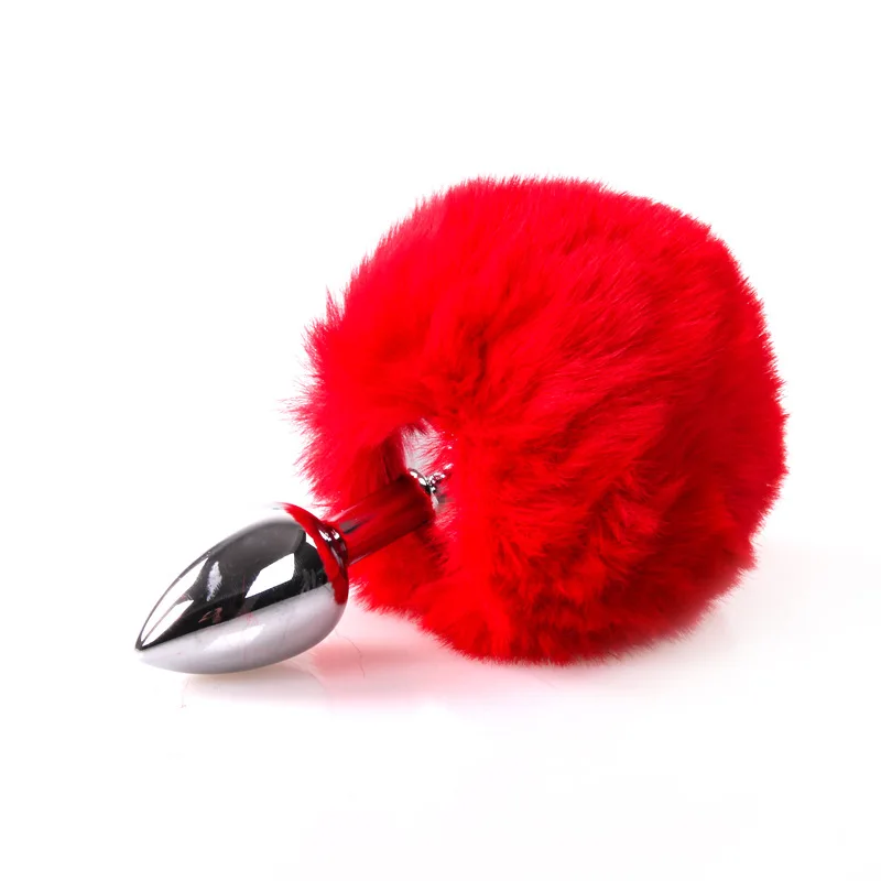 BDSMメタルアナルプラグ、うさぎの尻尾付き、ペットロールプ - Pet Supplies Outlet のレビューと価格