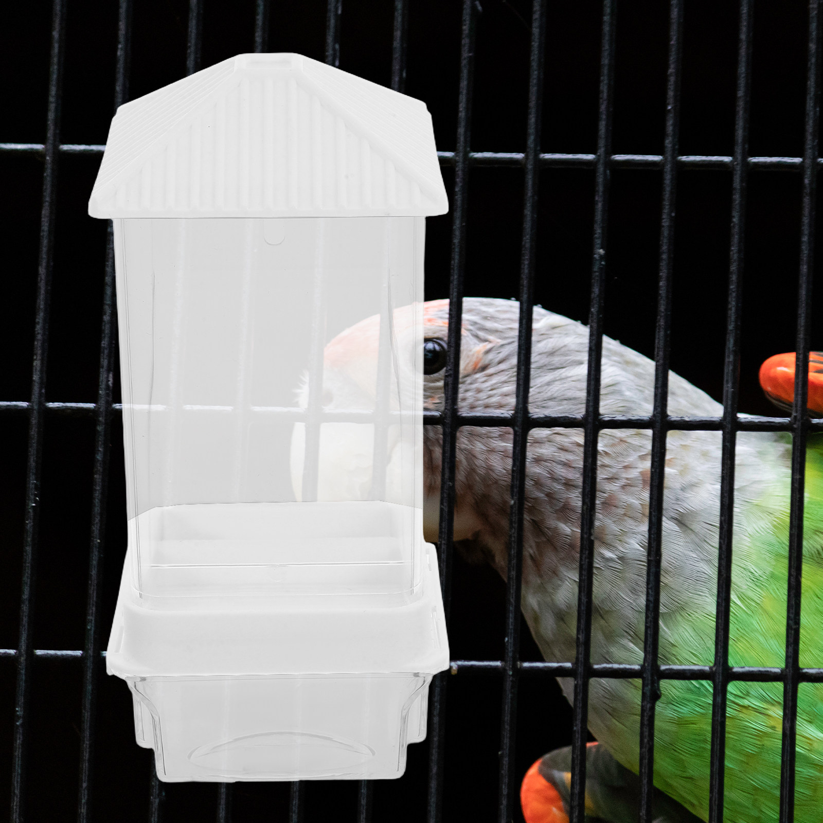 自動バードフィーダー プラスチック製 防滴仕様 オウム用餌皿 - Bird Cage Parrot のレビューと価格