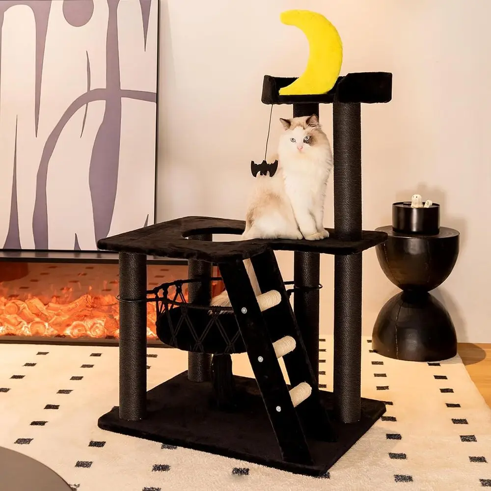 ゴシックスタイルのキャットタワー、プライベートバスケットベッ - Cat Scratching Post のレビューと価格