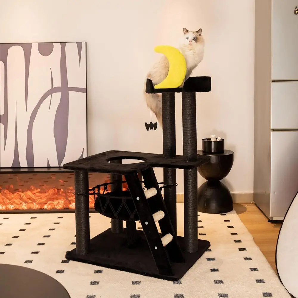 ゴシックスタイルのキャットタワー、プライベートバスケットベッ - Cat Scratching Post のレビューと価格