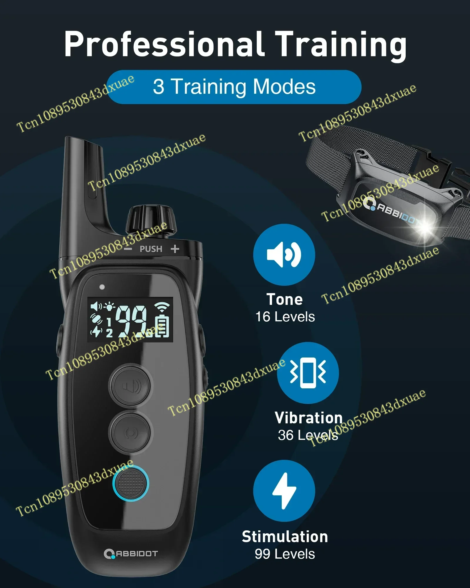 20252025新型ABBIDOT T50トレーニングカラー - Pet Supplies For Dogs のレビューと価格