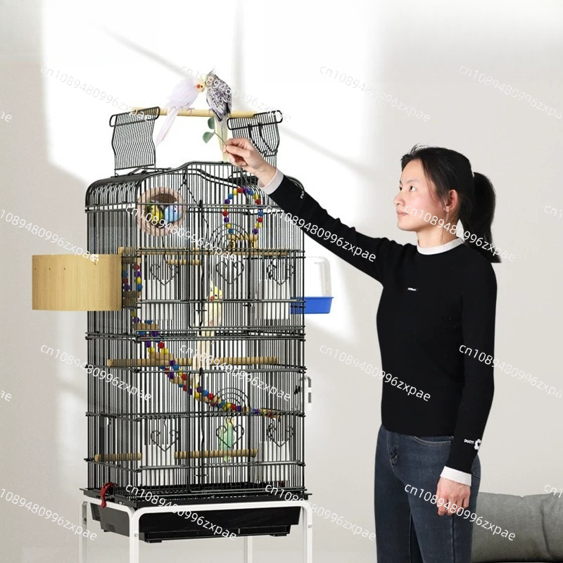 小屋型給餌器、鳥かご、オウム用キャリー、繁殖用ヴィラ、鳥かご - Bird Cage Parrot のレビューと価格