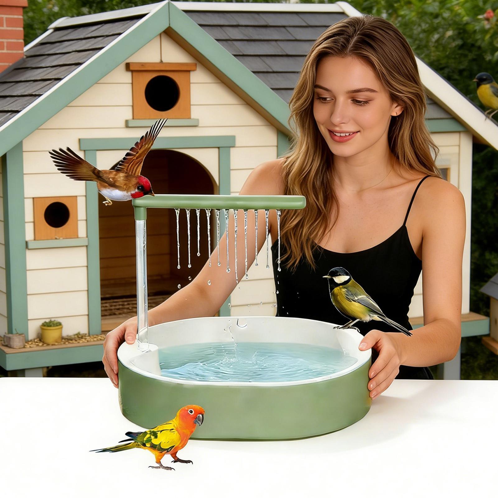 オウム用バスバードケージ噴水、オウムレット用シャワー噴水、家 - Bird Cage Parrot のレビューと価格