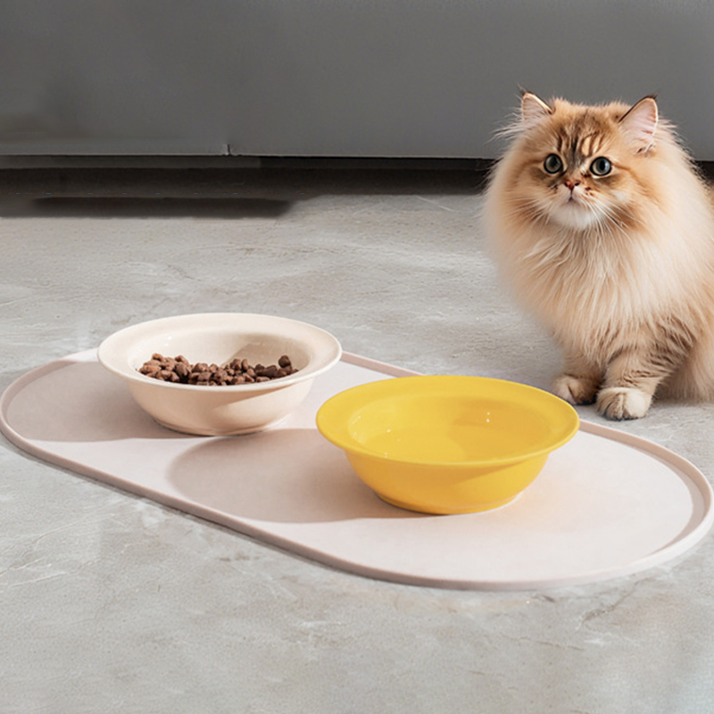 45.5x24.5cm 楕円形ペット給餌マット シリコーン犬 - Pet Supplies Coupon のレビューと価格