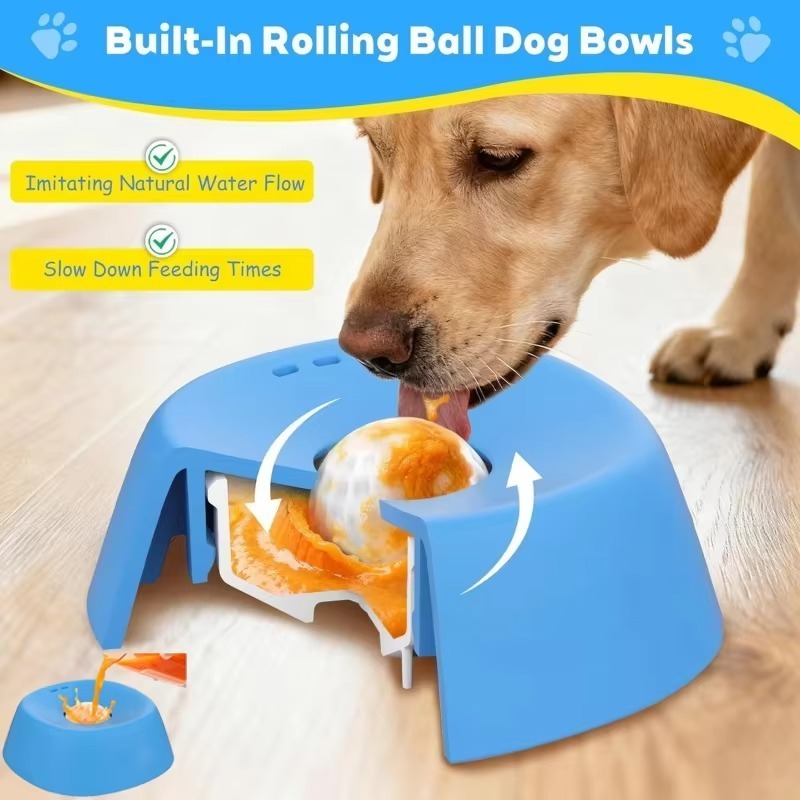 1個入り犬用リックボウル、インタラクティブボール付きスローフ - Pet Supplies Coupon のレビューと価格