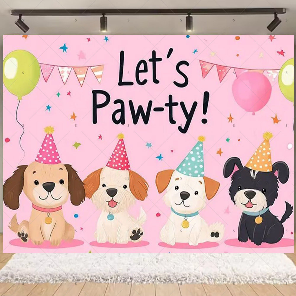 漫画猫犬テーマ子供の誕生日かわいいペットパーティー装飾ベビー - Pet Supplies Outlet のレビューと価格