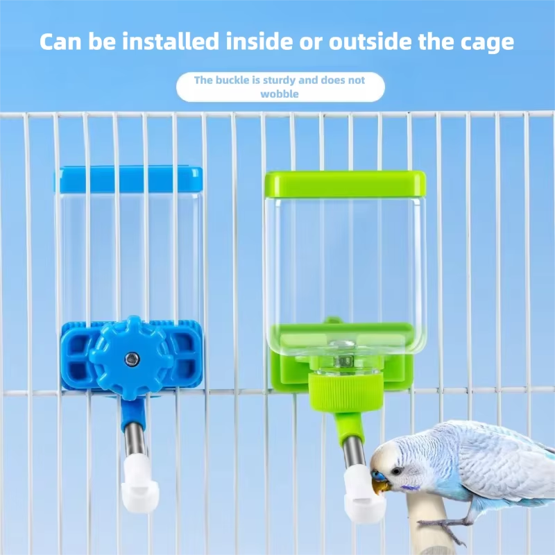 鳥用自動給水器 オウムケージアクセサリー 水供給器 鳥用フィ - Bird Cage Parrot のレビューと価格